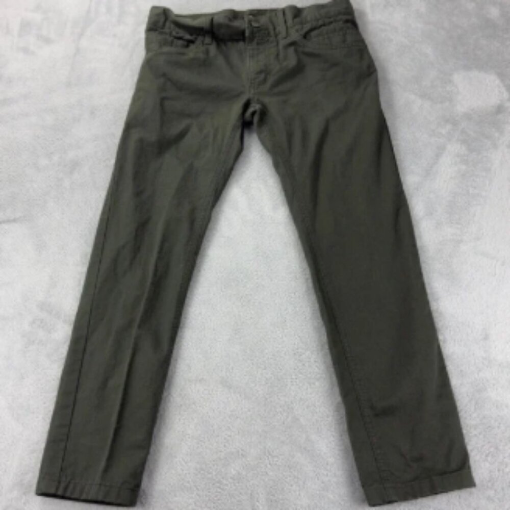 Dolce & Gabbana Green Slim Green Pants Men’s Size 48 IT